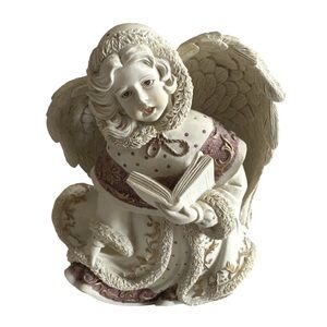 Sarah's Angels "Joy" 2001 musical figurine plays Ode to‎ Joy EUC